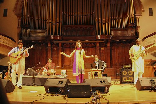 Kiran Ahluwalia and her ensemble