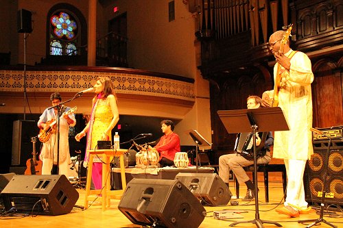 Kiran Ahluwalia and her ensemble